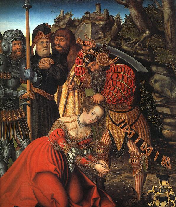Lucas  Cranach The Martyrdom of St.Barbara China oil painting art